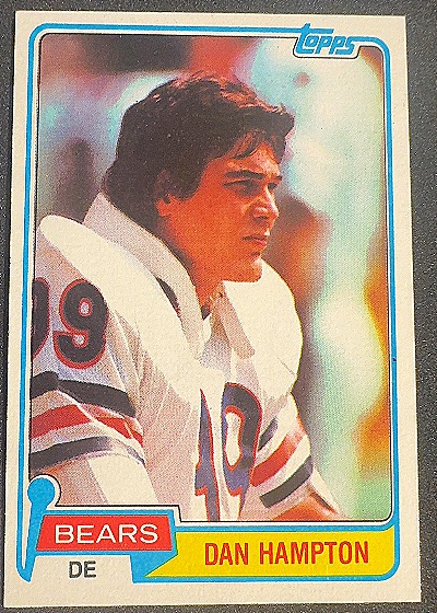 1981 Topps #316 Dan Hampton — front
