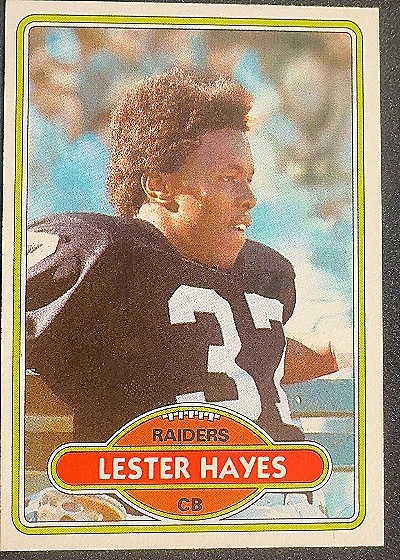 1980 Topps #195 Lester Hayes — front