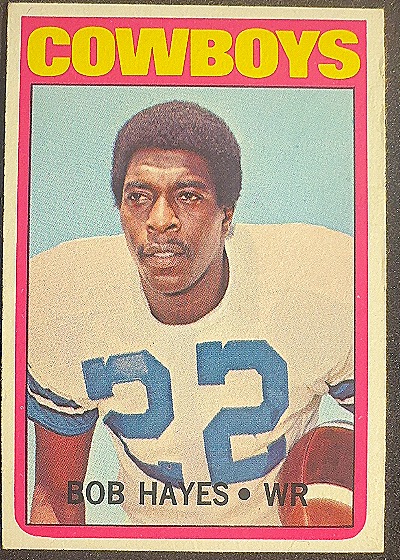 1972 Topps Football #105 Bob Hayes — front