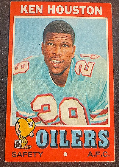 1971 Topps #113 Ken Houston Rookie Card — front
