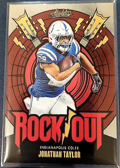 2024 Panini Absolute Rock Out Jonathan Taylor #RO-JTR — front