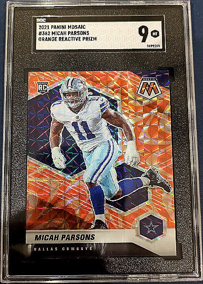 2021 Panini Mosaic #362 Micah Parsons — front