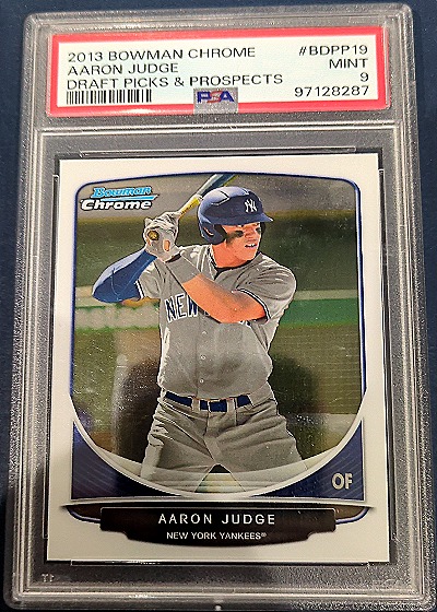 2013 Bowman Chrome Draft Picks & Prospects #BDPP19 Aaron Judge — front