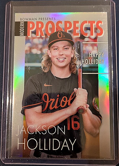 2023 Bowman Presents Modern Prospects #MP-4 Jackson Holliday — front