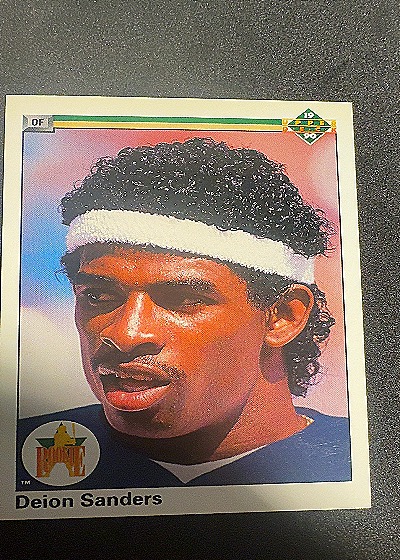 1990 Upper Deck #13 Deion Sanders — front