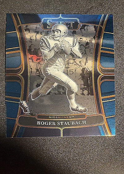 2023 Panini Select Draft Picks #85 Roger Staubach Navy Midshipmen — front