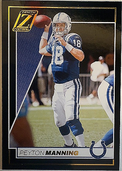 2024 Panini Zenith Football Peyton Manning Indianapolis Colts — front