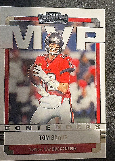2022 Panini Contenders MVP Contenders #MVP-TBR Tom Brady — front
