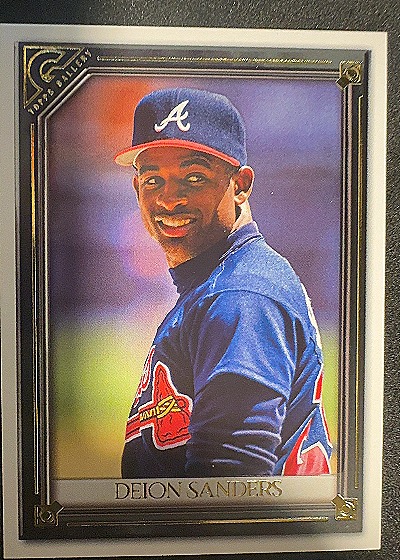 2021 Topps Gallery #1 Deion Sanders Atlanta Braves — front