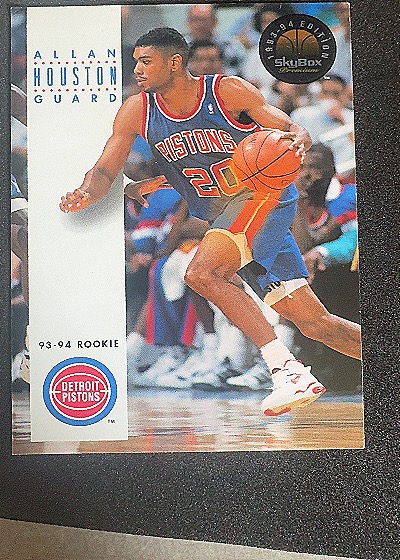 1993-94 SkyBox Premium #221 Allan Houston Rookie — front