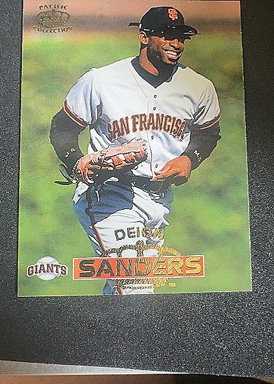 1993 Pacific Deion Sanders San Francisco Giants — front