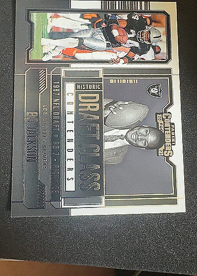 2023 Panini Contenders Historic Draft Class Contenders #HDC-BJ Bo Jackson — front