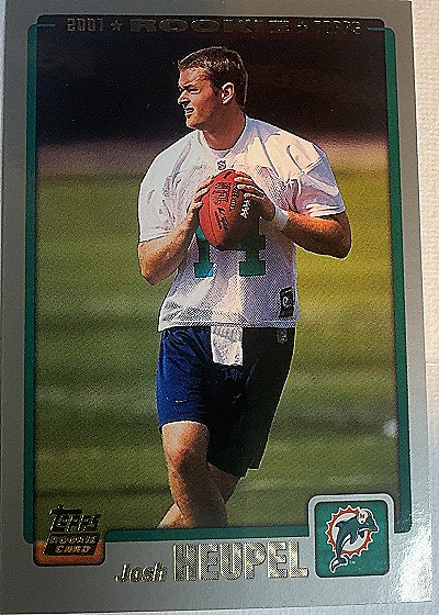 2001 Topps #331 Josh Heupel Rookie Miami Dolphins — front