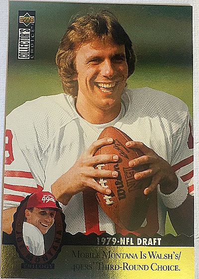 1995 Upper Deck Collector's Choice #MT3 Joe Montana Trilogy — front