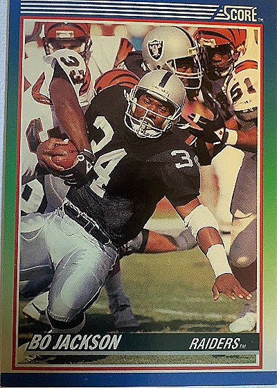1990 Score #10 Bo Jackson — front