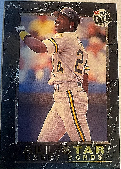 1992 Fleer Ultra All-Star #16 Barry Bonds — front
