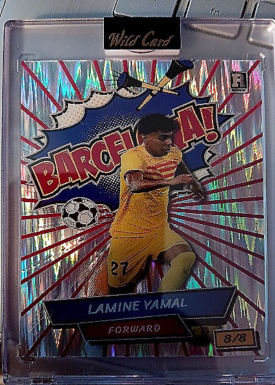 2024 Wild Card Comix Rookie Lamine Yamal 8/8 Barcelona — front