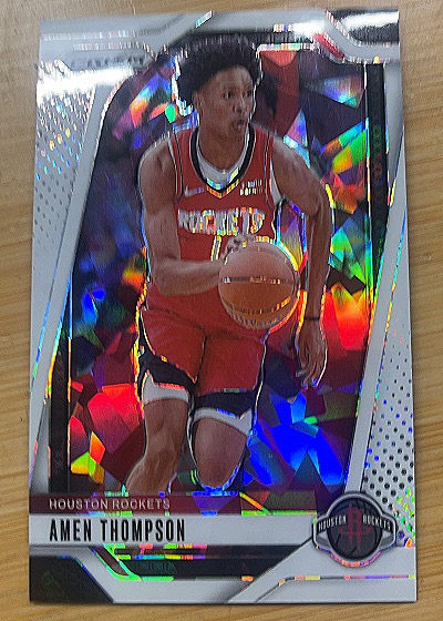 2024-25 Panini Prizm #118 Amen Thompson Houston Rockets — front