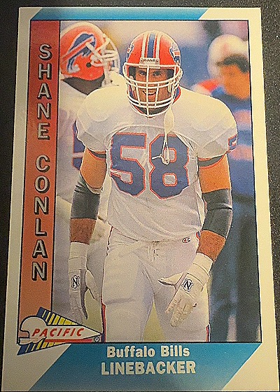 1991 Pacific #22 Shane Conlan Buffalo Bills — front