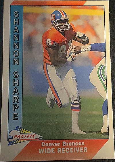 1991 Pacific #126 Shannon Sharpe — front
