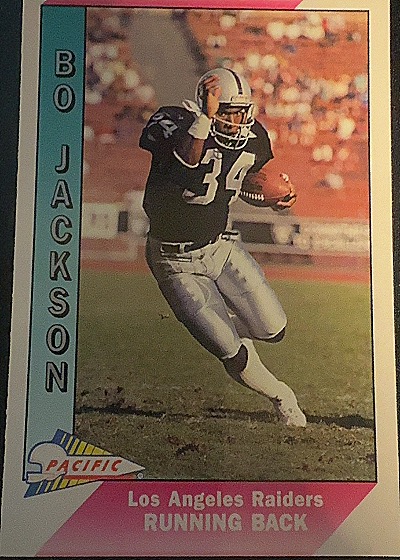 1991 Pacific #234 Bo Jackson Los Angeles Raiders — front