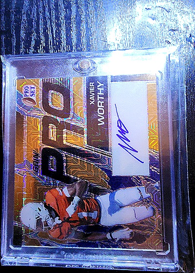 1991 Pro Set #1 Xavier Worthy — front