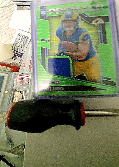 2023 Panini Premier Carson Strong Rookie Card — front