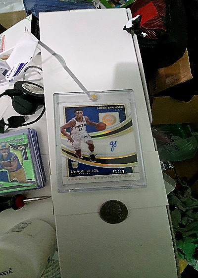 2021 Panini Immaculate Jaden Springer #29/99 — front