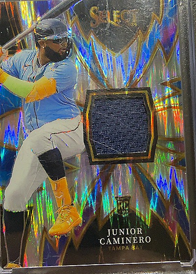 2024 Panini Select Sparks Junior Caminero Patch Relic — front