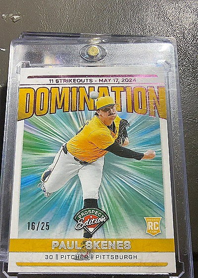 2024 Panini Prospect Edition #6 Paul Skenes Domination — front