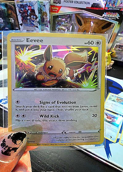 2021 Pokémon Sword & Shield Promo #SWSH118 Eevee — front