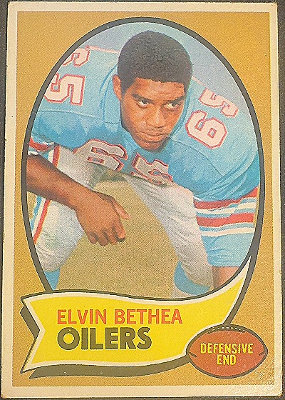 1970 Topps #43 Elvin Bethea Houston Oilers Rookie — front