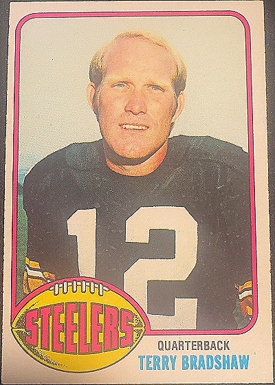 1976 Topps #75 Terry Bradshaw — front