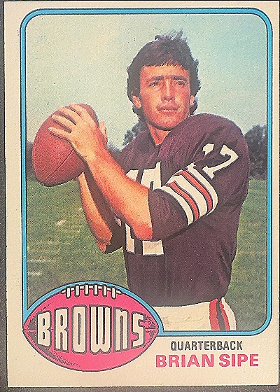 1976 Topps #516 Brian Sipe Rookie Card — front