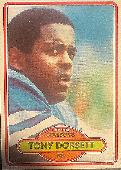 1980 Topps Football #330 Tony Dorsett — front