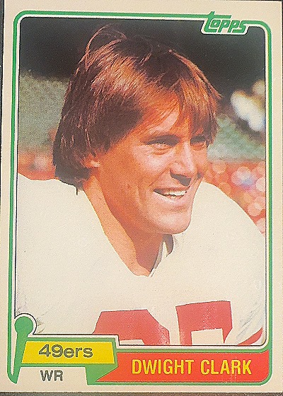 1981 Topps #422 Dwight Clark — front