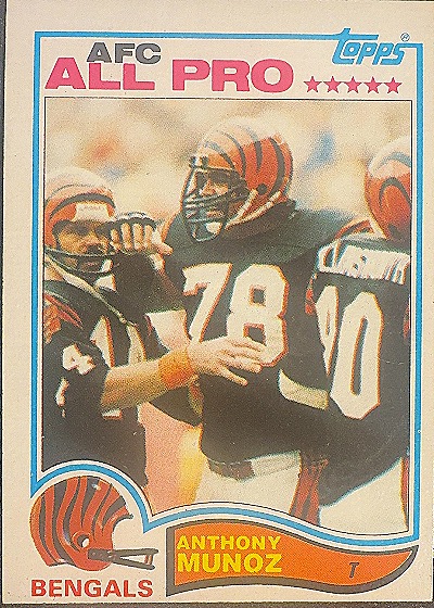 1982 Topps #51 Anthony Munoz — front