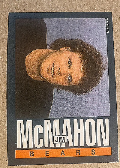 1985 Topps #31 Jim McMahon — front