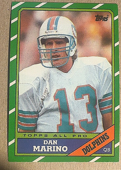 1986 Topps #45 Dan Marino — front