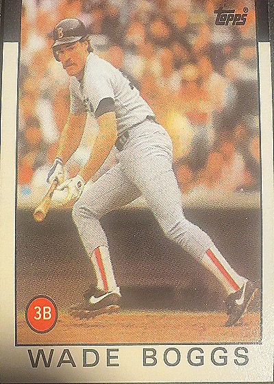 1986 Topps #510 Wade Boggs Boston Red Sox — front