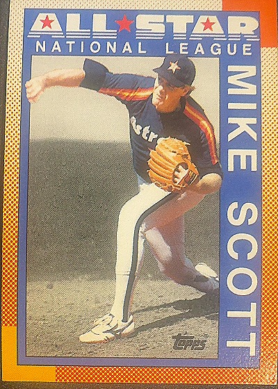1990 Topps #405 Mike Scott Houston Astros — front