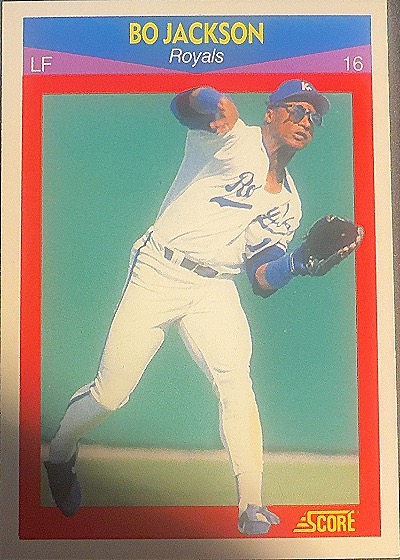 1990 Score 100 Superstars #40 Bo Jackson — front