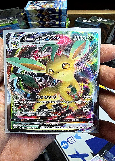 Leafeon VMAX 003/069 Eevee Heroes Japanese Pokémon Card — front