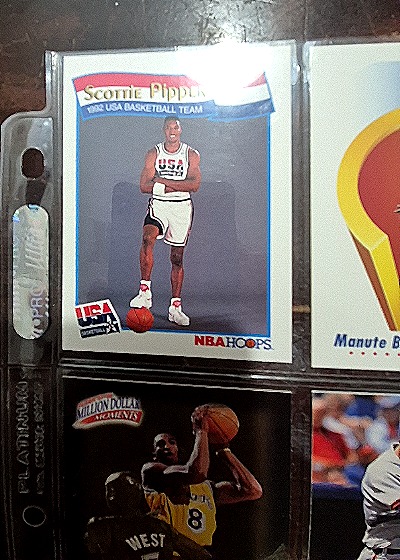 1991-92 NBA Hoops #58 Scottie Pippen USA Basketball — front