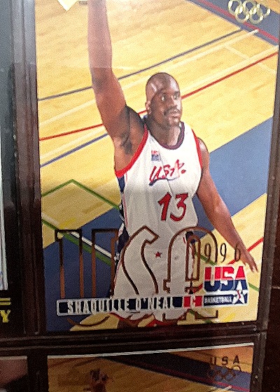1995-96 Upper Deck #321 Shaquille O'Neal USA Basketball — front