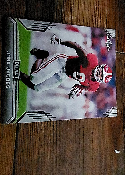 2019 Leaf Draft Josh Jacobs — front