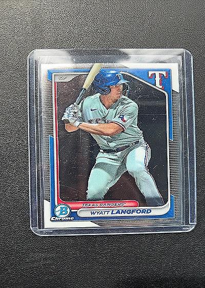 2024 Bowman Chrome Prospects #BCP-64 Wyatt Langford — front
