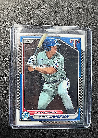 2024 Bowman Chrome Prospects #BCP-64 Wyatt Langford — front