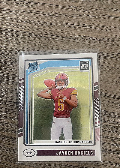 2024 Panini Donruss Optic #248 Jayden Daniels Rated Rookie — front