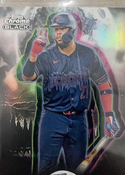 2025 Topps Chrome Black Vladimir Guerrero Jr. Nocturnal SP SSP #NOC-9 — front
